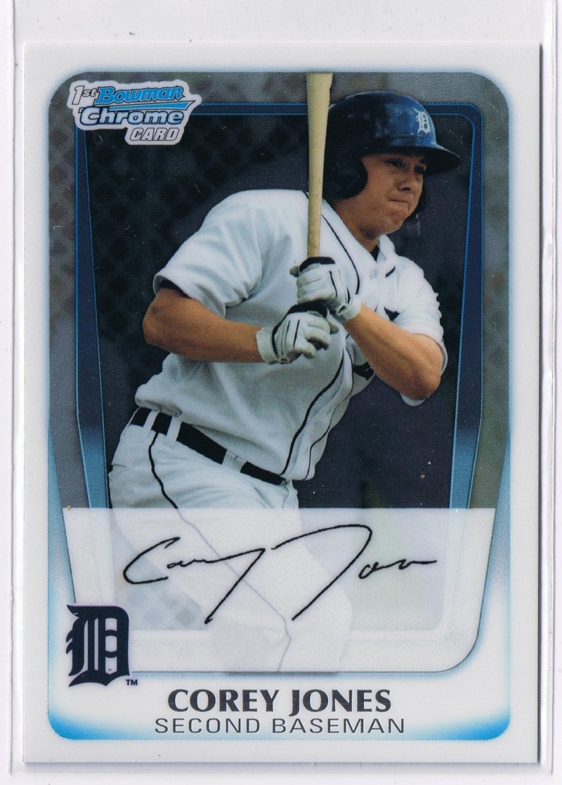 2011 BOWMAN Chrome Prospect COREY JONES #BCP43