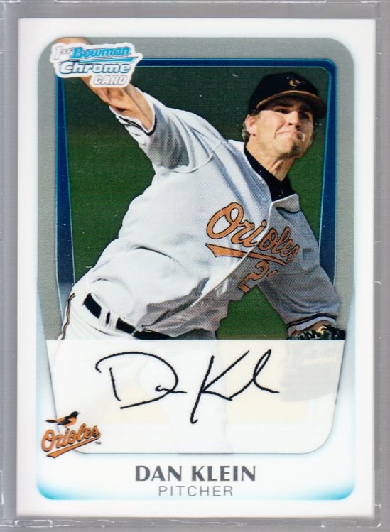2011 BOWMAN Chrome Prospect DAN KLEIN #BCP67