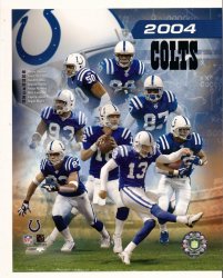 2004 Indianapolis Colts 8x10 Photo Composite Harrison Manning  James