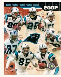 2002 Carolina Panthers 8x10 Photo Composite Smith Peete Peppers