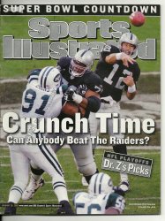 2003 Sports Illustrated Magazine January 20th NFL Conference Championship Gannon