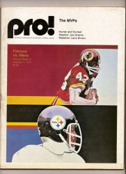 1973 NFL Game day Program Oct 7th 49ers at Falcons