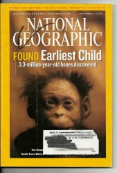 National Geographic Magazine November 2006 Earliest Child