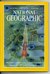 National Geographic Magazine January 1999 Coral Earth