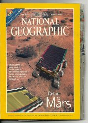 National Geographic Magazine August 1998 Mars