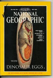 National Geographic Magazine May 1996 Dinosaur Eggs