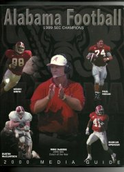 2000 Alabama Football Media Guide
