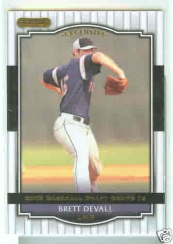 2008 RAZOR BRETT DEVALL baseball CARD #32 Prospect