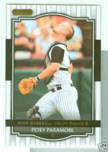 2008 RAZOR PETEY PARAMORE baseball CARD #86 Prospect
