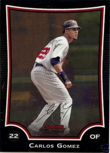 2009 Bowman Chrome #125 Carlos Gomez Twins