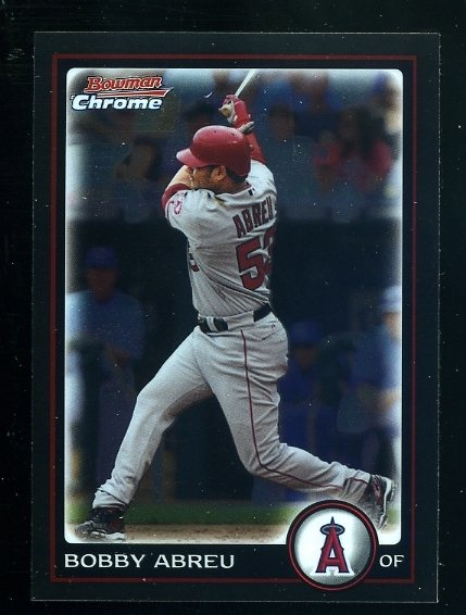 2010 Bowman Chrome #101 Bobby Abreu Angels
