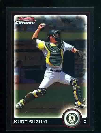 2010 Bowman Chrome #103 Kurt Suzuki A's