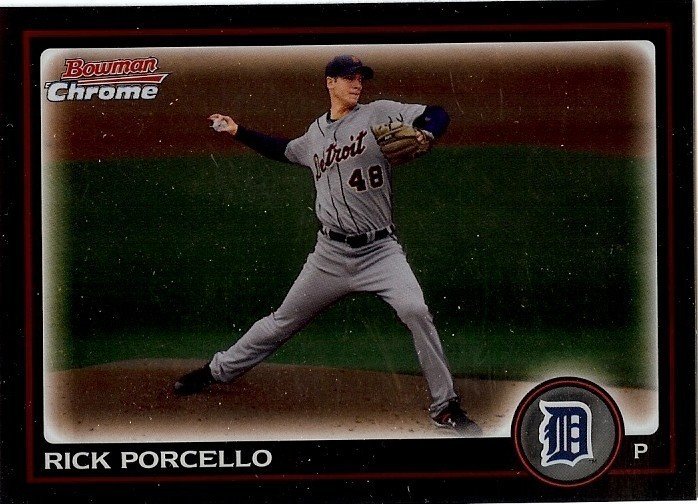2010 Bowman Chrome #121 Rick Porcello Tigers