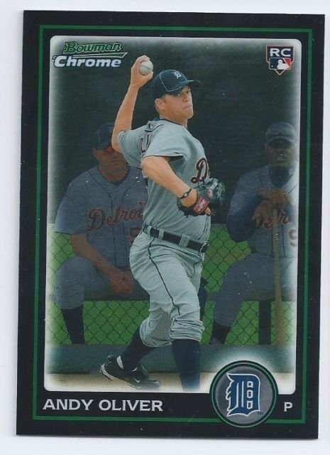 Image 0 of 2010 Bowman Draft Picks & Prospects Chrome RC #25 Andy Oliver Tigers BDP