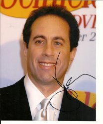 Jerry Seinfeld Autographed 8x10 Photo Signed Seinfeld Bee Movie Comedian Actor