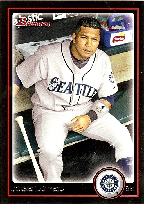 2010 Bowman #133 Jose Lopez Mariners