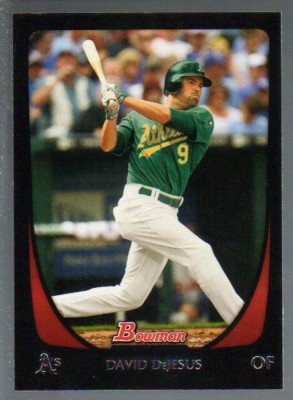 2011 Bowman #53 David DeJesus A's