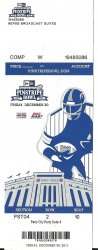 2011 Pinstripe Bowl Game Full Ticket Rutgers Iowa State