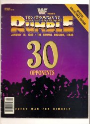 wwf 1989 Royal Rumble Official program PPV