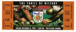1997 ORANGE BOWL FULL TICKET NEBRASKA VIRGINIA TECH