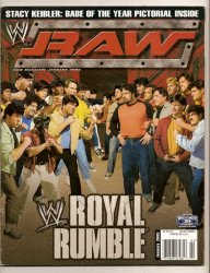 wwe RAW Magazine January 2005 Royal Rumble