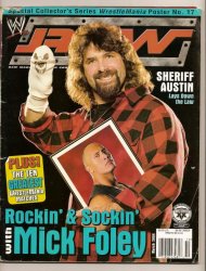wwe RAW Magazine March 2004 Mick Foley