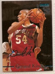 Gerad King Signed Autographed Basketball Card