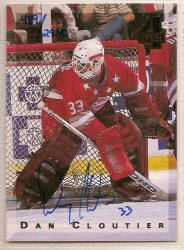 Dan Cloutier Signed autographed Hockey Card