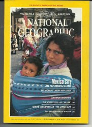 National Geographic Magazine August 1984