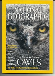 National Geographic Magazine December 2002 Snowy Owls