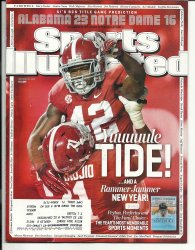 2012 Sports Illustrated Magazine December 31st Alabama Tide