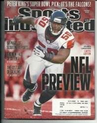 2011 Sports Illustrated Magazine September 5th Curtis Lofton