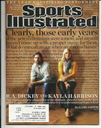 2012 Sports Illustrated Magazine December 17th R.A. DICKEY AND KAYLA HARRISON