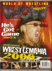 wow world of wrestling Magazine April 2001