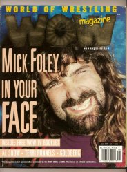 wow world of wrestling Magazine June 2000 Mick Foley