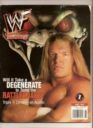 wwe wwf magazine April 1999 Triple H