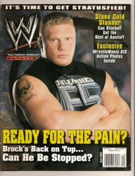 wwe wwf magazine june 2003 Brock Lesnar