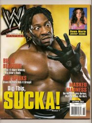 wwe wwf magazine October 2002 Booker T