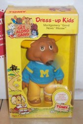 1984 tomy Get Along Gang 6 Poseable Montgomery Moose NRFP