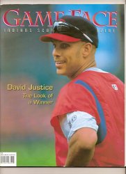 1999 MLB Indians Game Program june