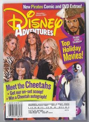 Disney Adventures Magazine Dec 2007