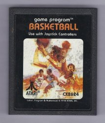 ATARI 2600 Basketball vintage game Cart