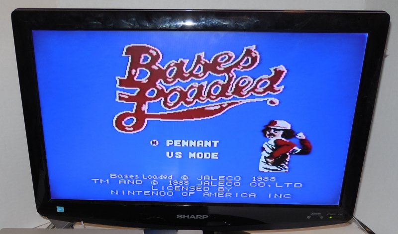 Image 2 of Nintendo Bases Loaded Video Game NES