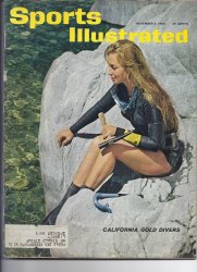 1962 Sports Illustrated Magazine November 5th Mary Anderson Jacques Plante