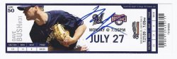 Josh Willingham 2 Grand Slams In one Game Full Unused Ticket Signed 7 27 09
