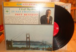 Tony Bennett I Left My Heart in San Francisco Columbia CS 8669 Record LP