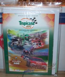 2001 Tropicana 400 Nascar Race Program Kevin Harvick Win