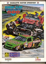 1995 UAW-GM Quality 500 Nascar Program Mark Martin