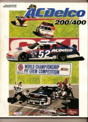 1996 AC-DELCO 400 PROGRAM ROCKINGHAM Ricky Rudd Win