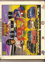 1996 UAW-GM 500 Race program Terry Labonte Nascar Lowes